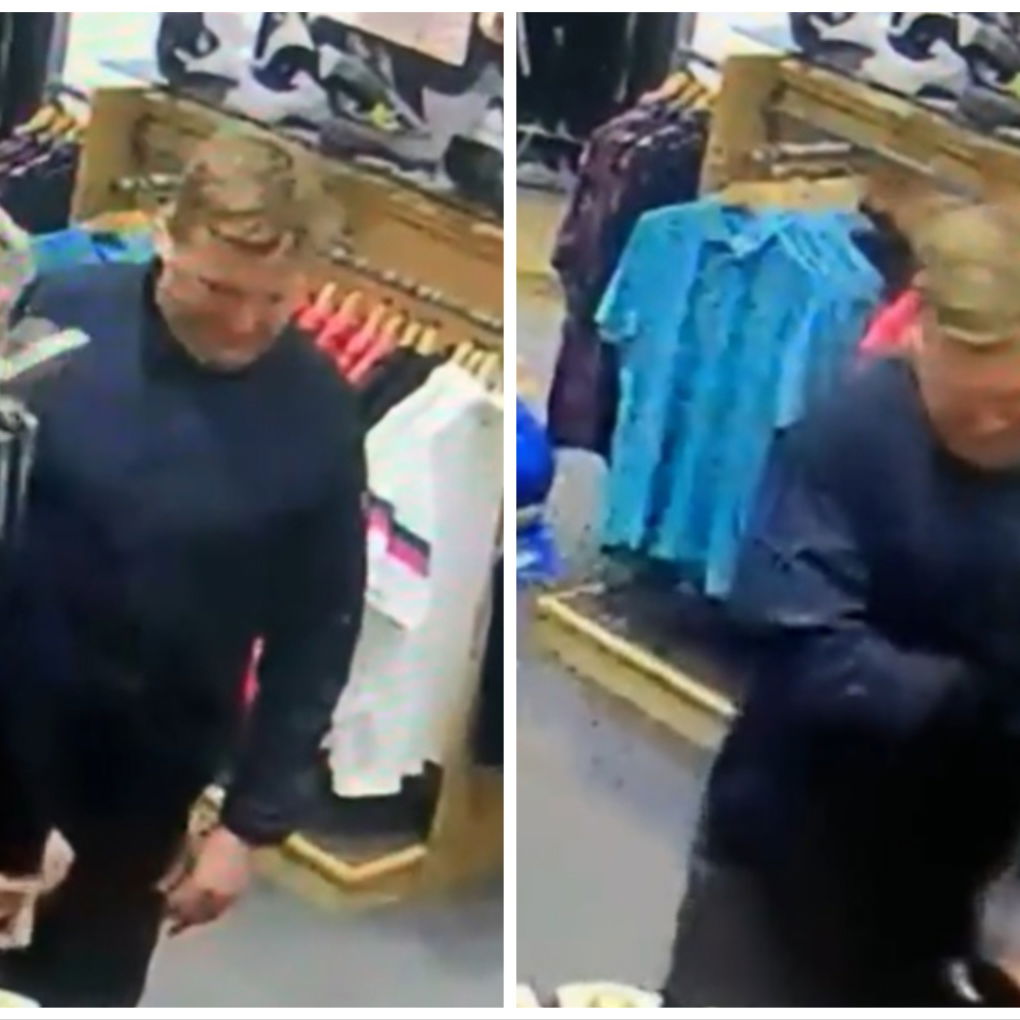 WATCH: Two of the least (!) inconspicuous thieves steal from UK golf club